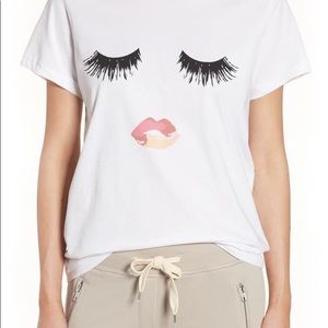Sincerely Jules Lips and Lashes Tee